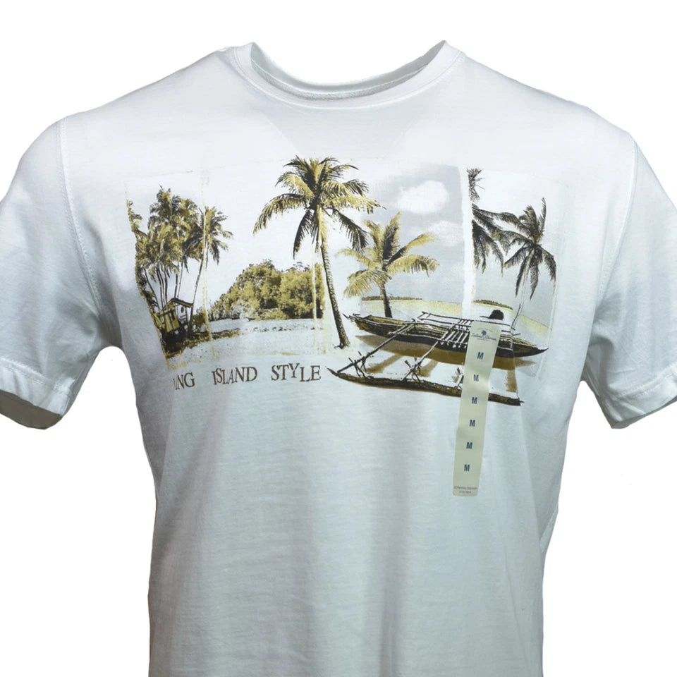 Men's T-shirt "Island Shores"Living Island Style -Palm trees