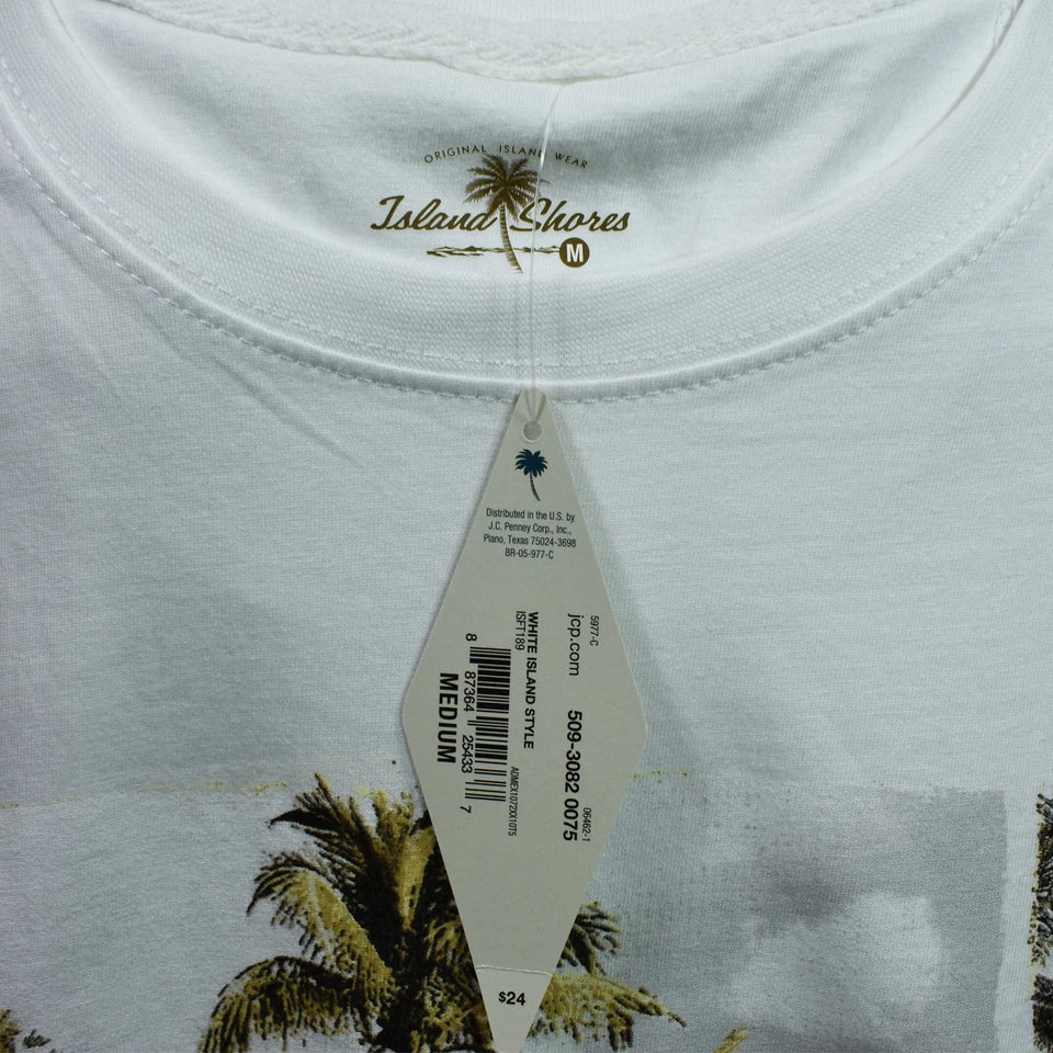 Men's T-shirt "Island Shores"Living Island Style -Palm trees