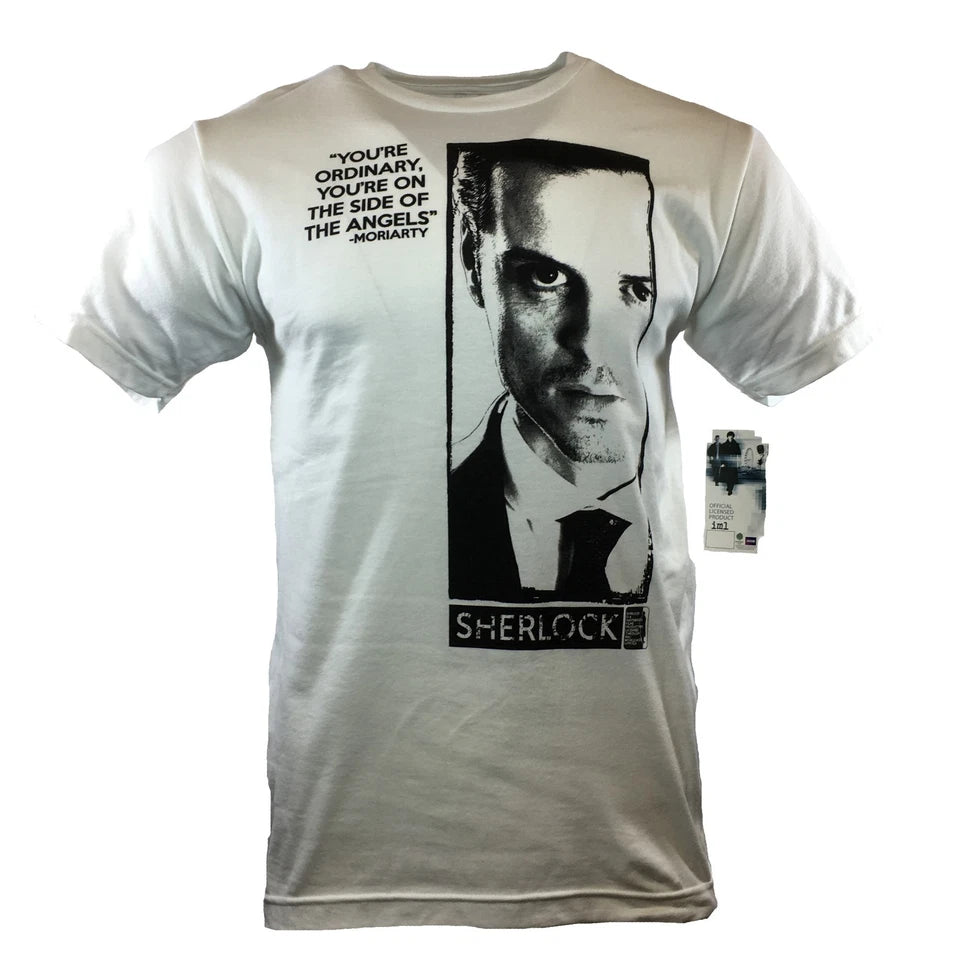 SHERLOCK HOLMES-Unisex T Shirt-Size- MEDIUM
