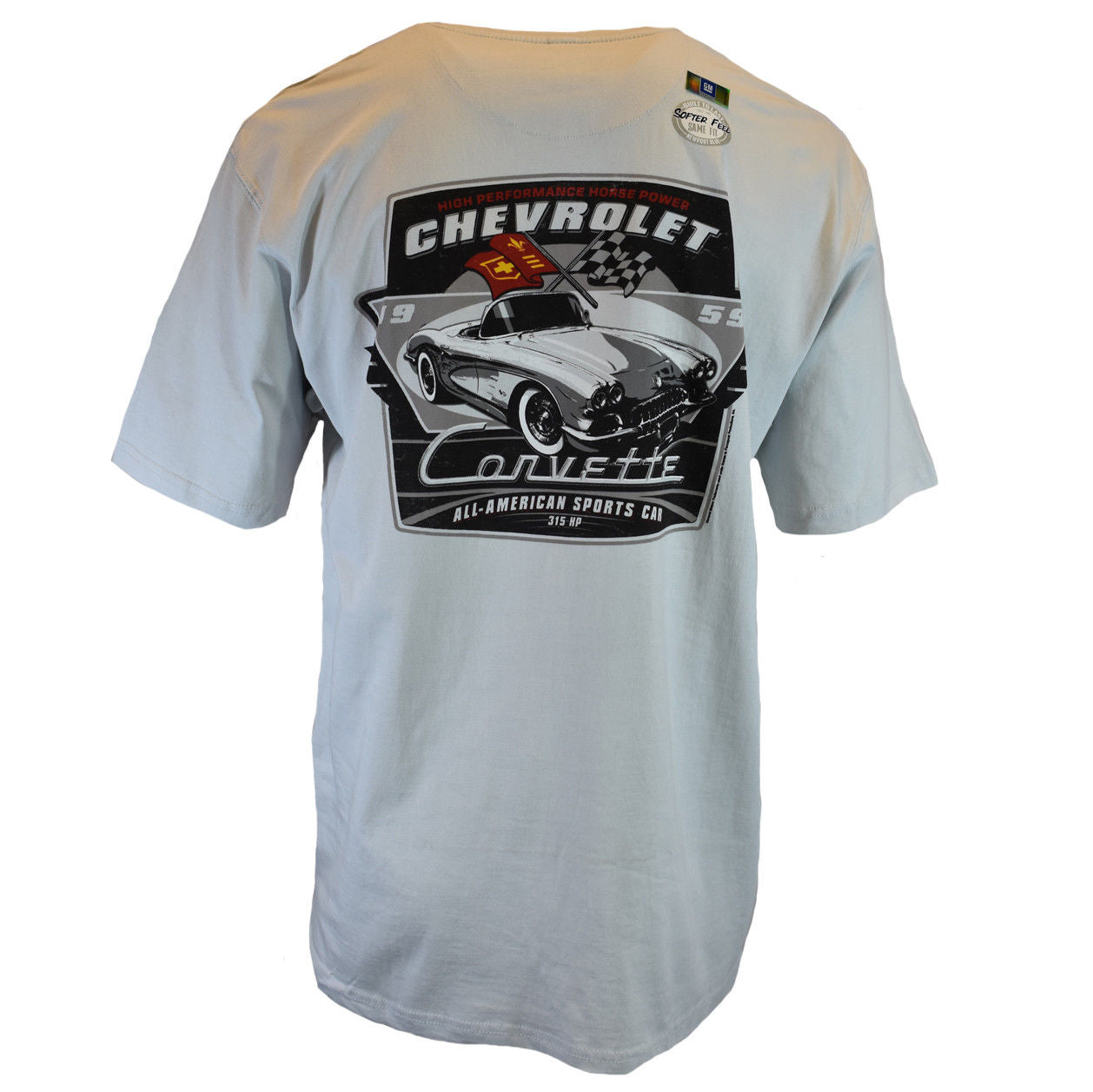 Chevrolet 1959 Corvette All-American Sports Car Men's Graphic T-Shirt