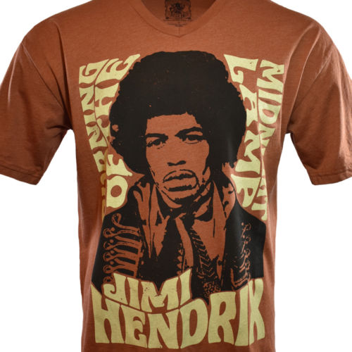 Jimi Hendrix Burning of the Midnight Lamp Men's Graphic T-Shirt