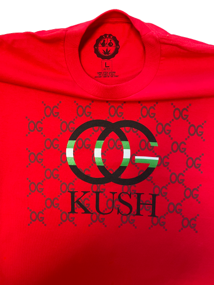 420 S.M.W OG Kush Weed Theme Men's T-Shirt 100% Cotton