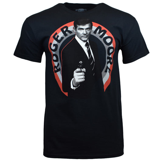 Roger Moore 007 James Bond Bullseye Men's Graphic T-Shirt