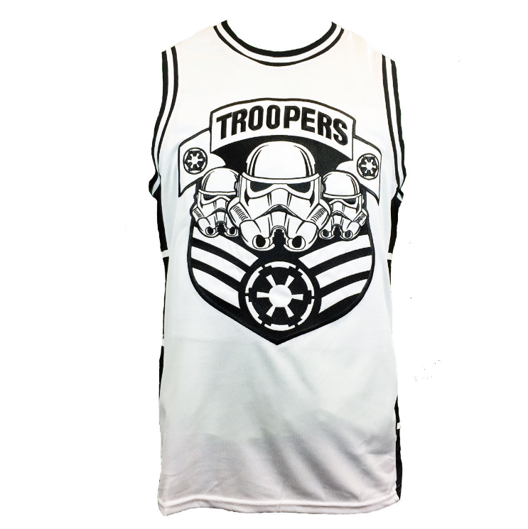 Star Wars Storm Troopers Basketball Jersey Mens Tank