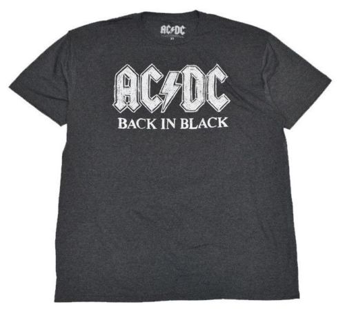 AC/DC Men's T Shirt Hard Rock Tour Band Metal Vintage Music