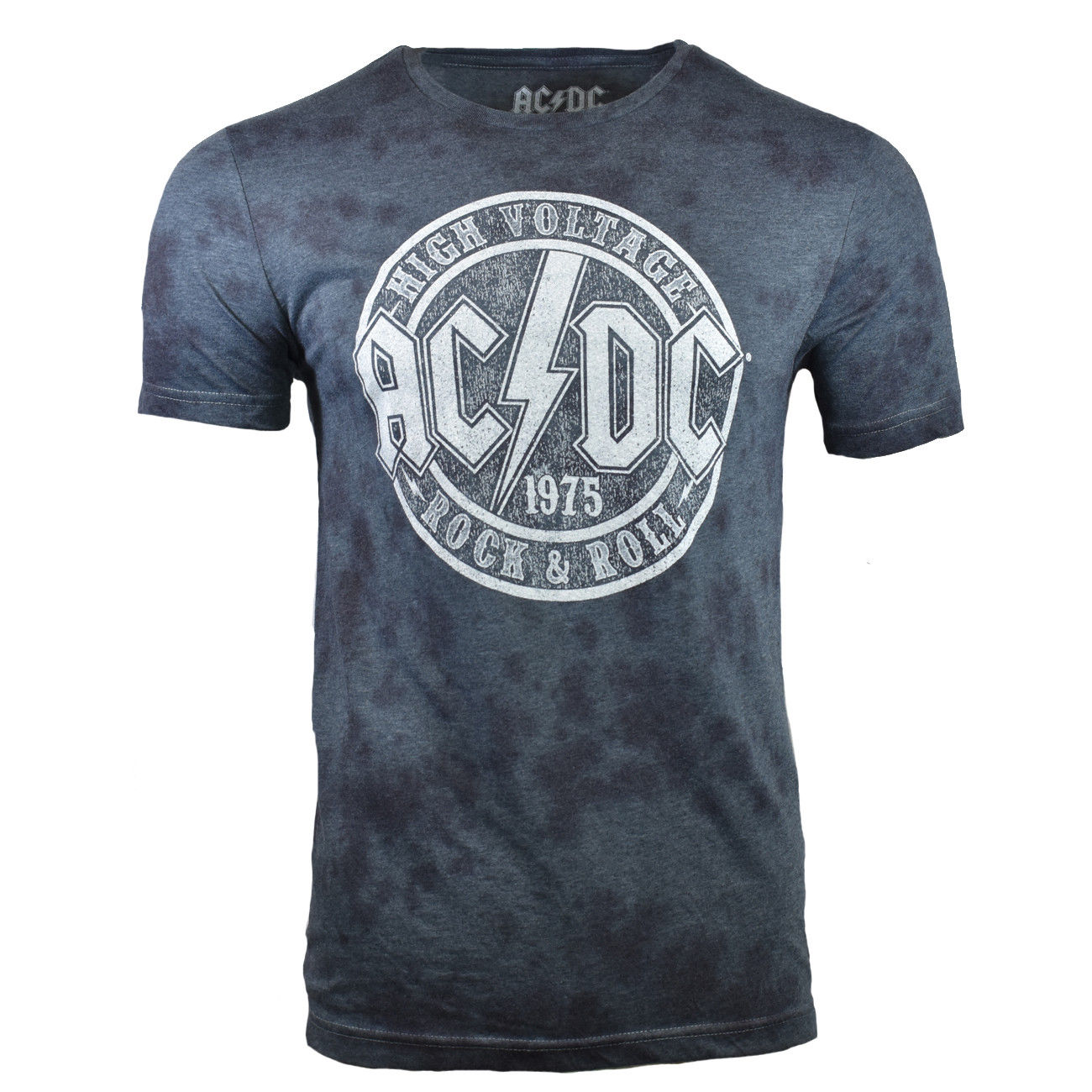 AC/DC Men's T-Shirt ROCK ROLL Band Back Vintage Graphic 1975 Tour