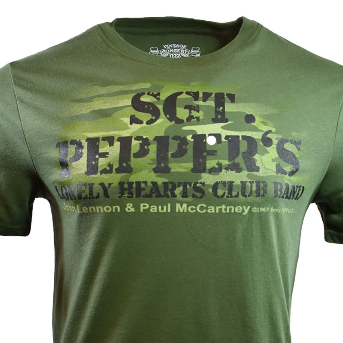 The Beatles Sgt Peppers Lonely Hearts Club Lyrics Men's Graphic T-Shirt