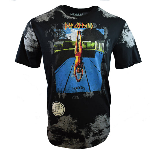 Def Leppard High 'n' Dry Album Cover Tribute Men's Graphic T-Shirt