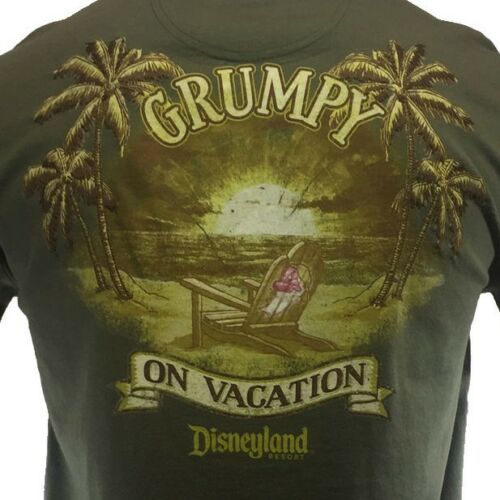 Men' T-shirt Walt Disney WORLD - Grumpy On Vacation - Family Fun Vacation - New