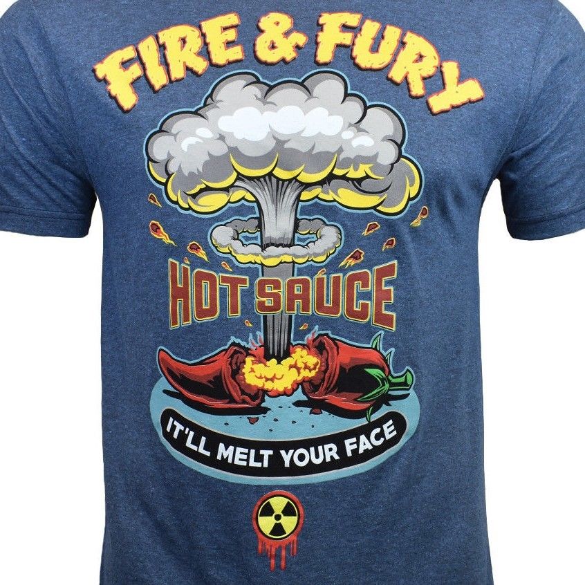 Fire and Fury Hot Sauce Men's Graphic T-Shirt
