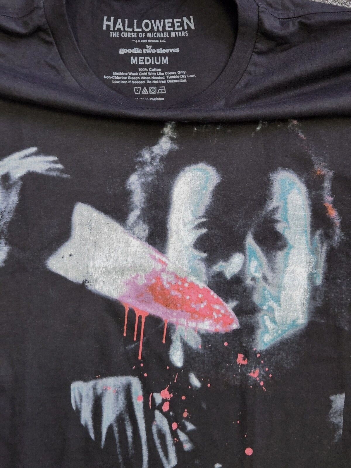 Men's T Shirts 'THE CURSE OF MICHAEL MYERS " HALLOWEEN -Movie 100% Cotton
