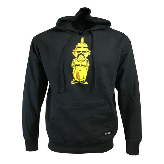 MEN'S Sweatshirt New Hoodie Black Cholo Design Honey Brand Sizes SMALL MEDIUM