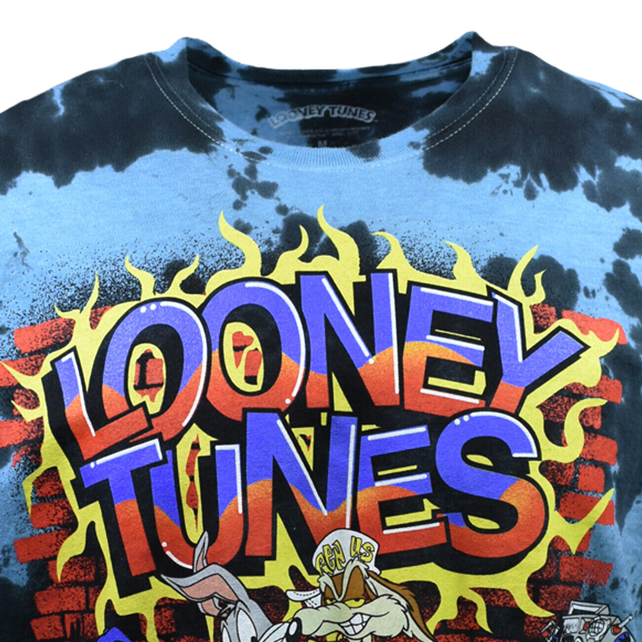 Looney Tunes Graphic Tie-Dye T-Shirt - Mens/Unisex