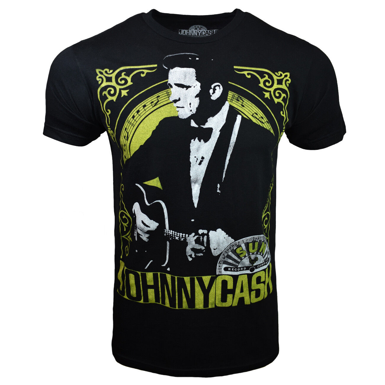 Johnny Cash Sun Record Company Music T-Shirt - Mens/Unisex