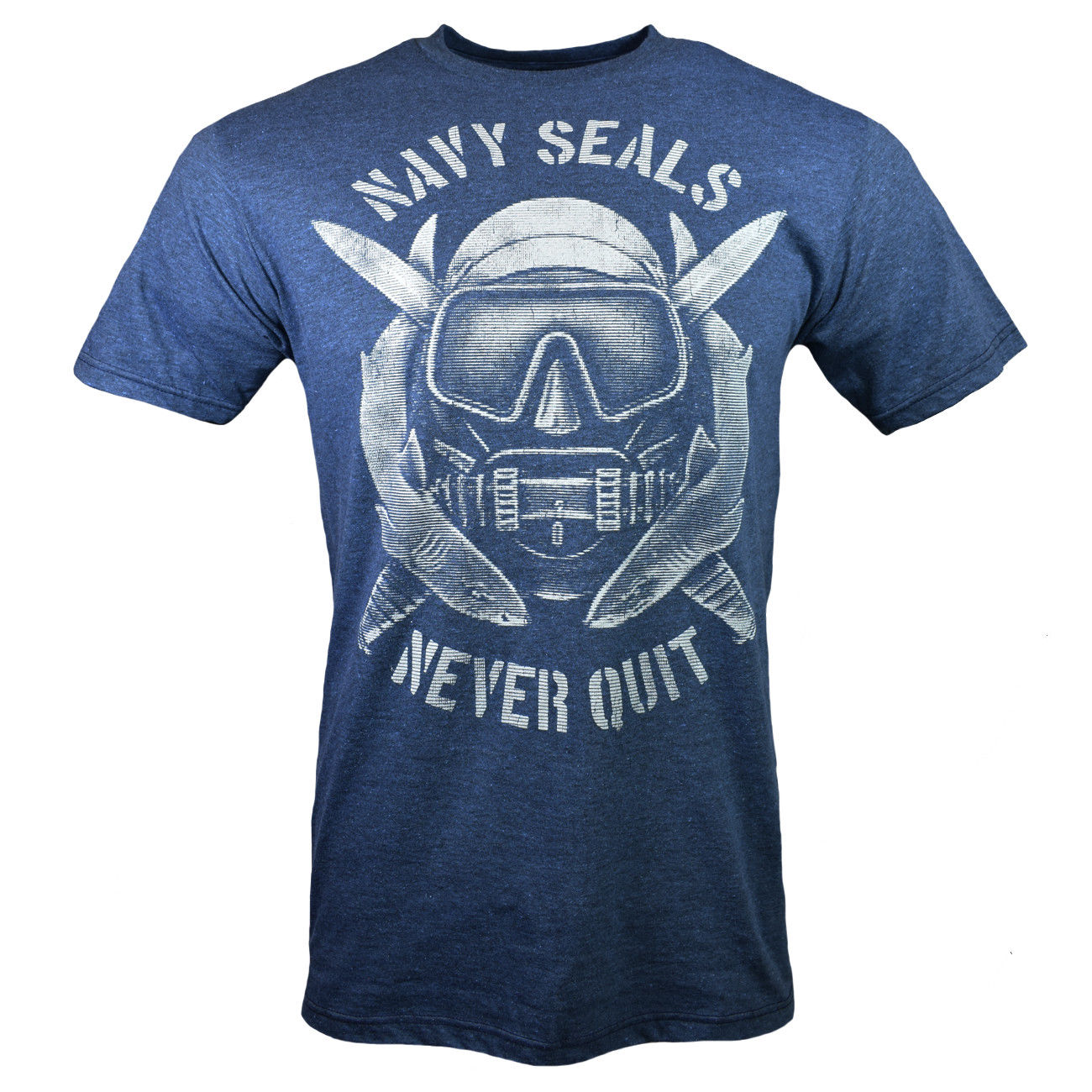 Navy Seals Never Quit Men's Graphic T-Shirt