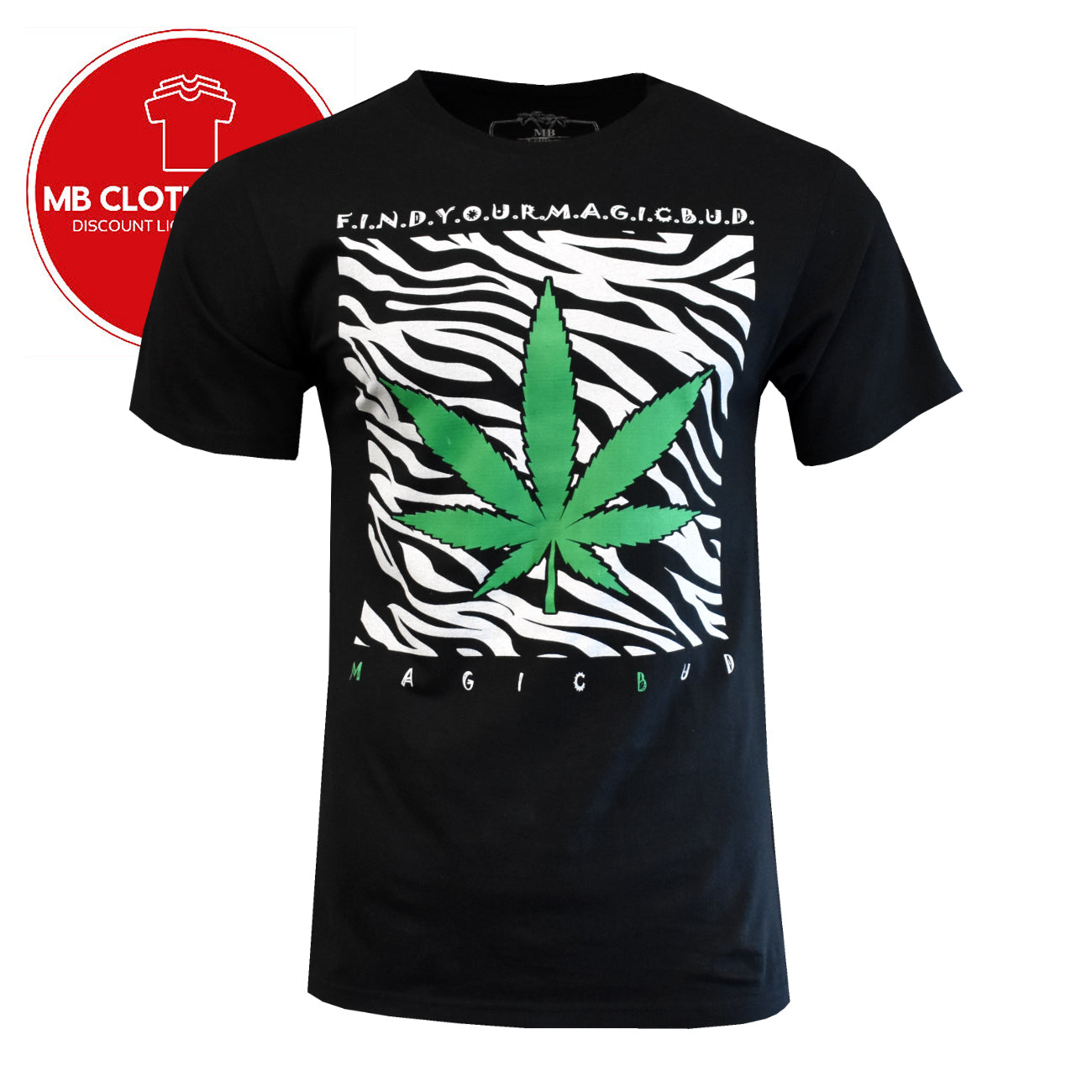 Men's T shirts Find Your Magic Bud Original MB T-Shirts 100% Cotton WEED