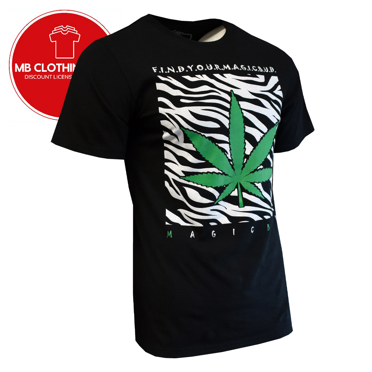 Men's T shirts Find Your Magic Bud Original MB T-Shirts 100% Cotton WEED