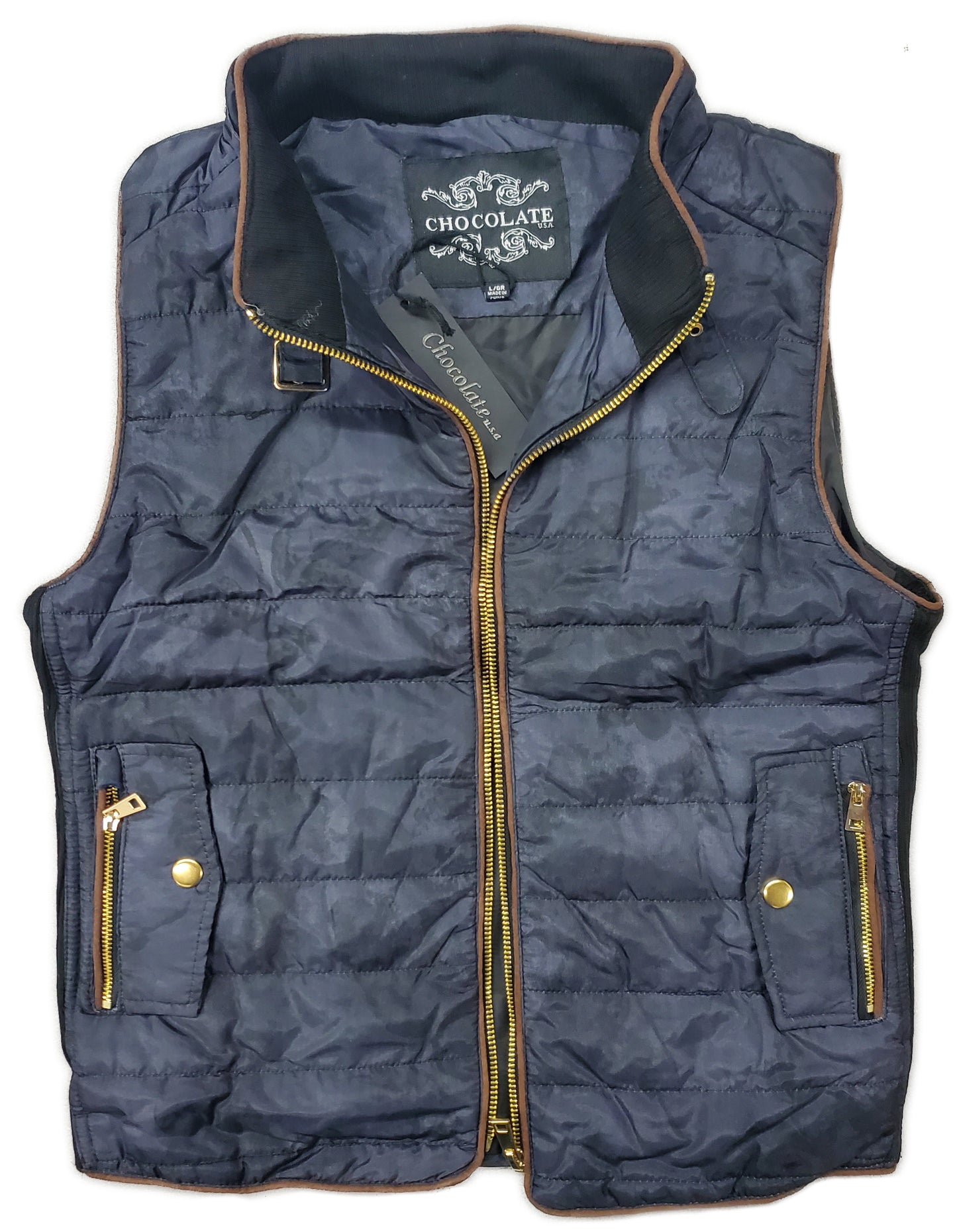 Girl Junior Chocolate Winter Down Vest Jacket Down Lightweight Packable Puffer Padded Vest