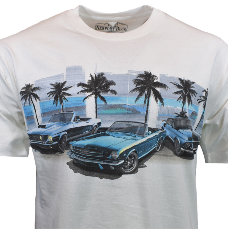 Ford Mustang Coupe and Convertibles Men's T-Shirt
