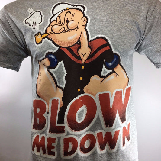 Popeye Blow Me Down Men's Graphic T-Shirt