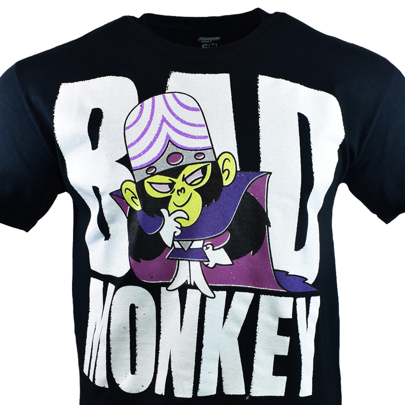 Power Puff Girls Mojo Bad Monkey Mens Graphic Tee
