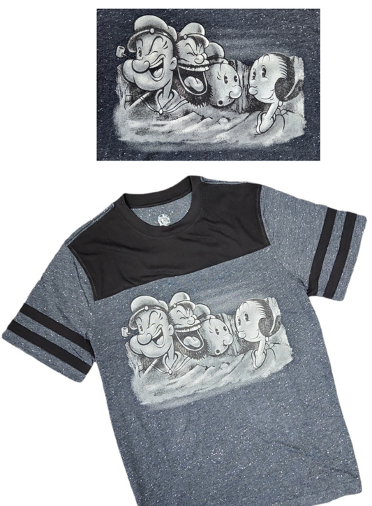 Men's t shirt - Popeye, Bruto ,Wimpy,Olive Oyl , The whole Gang -60"s