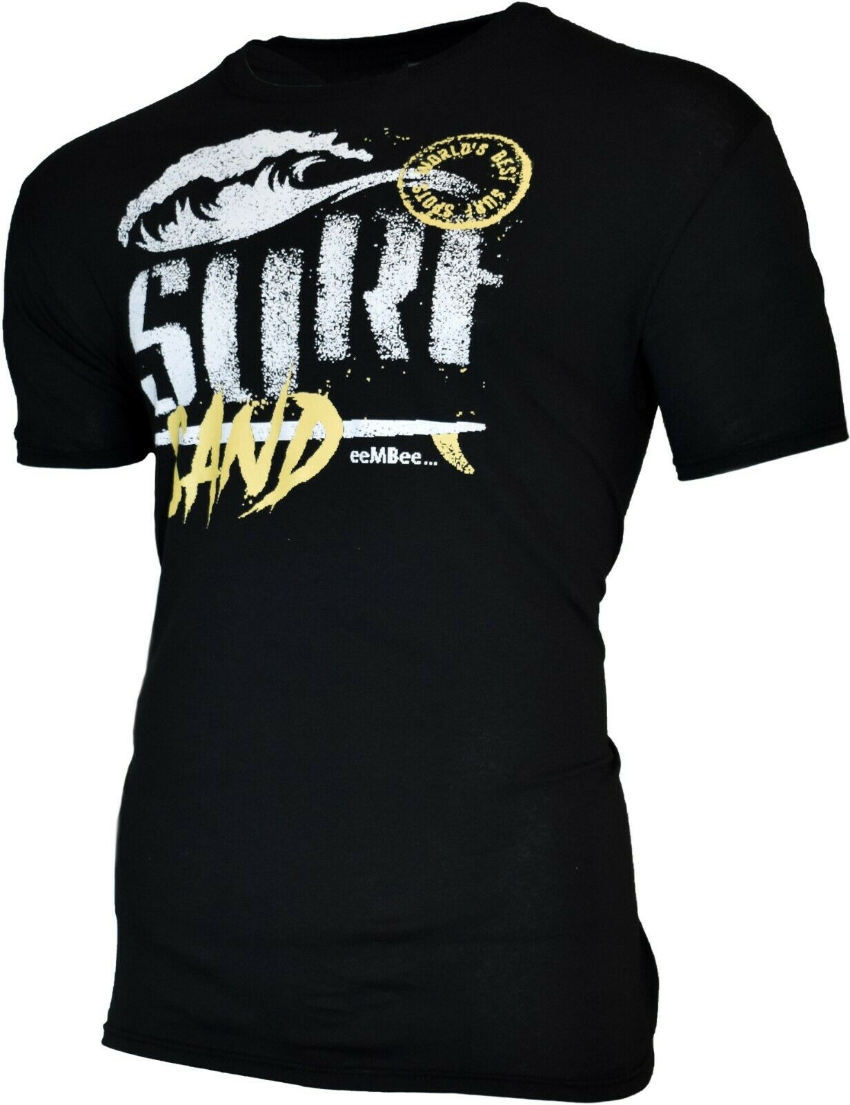 Men's T-Shirt Worlds Best Surf Sand Stops by eMBee