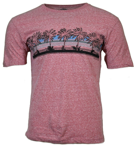 Men's T-Shirt Sunset Beach Palm Trees Bahama No worries here