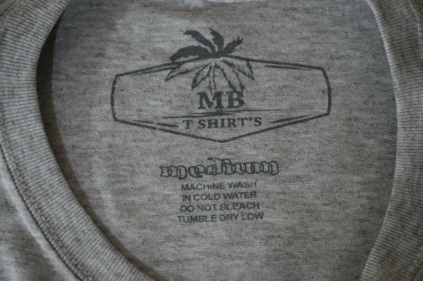Men's T-Shirt Bahama Beach Palm Trees No Worries Here by eeMBee
