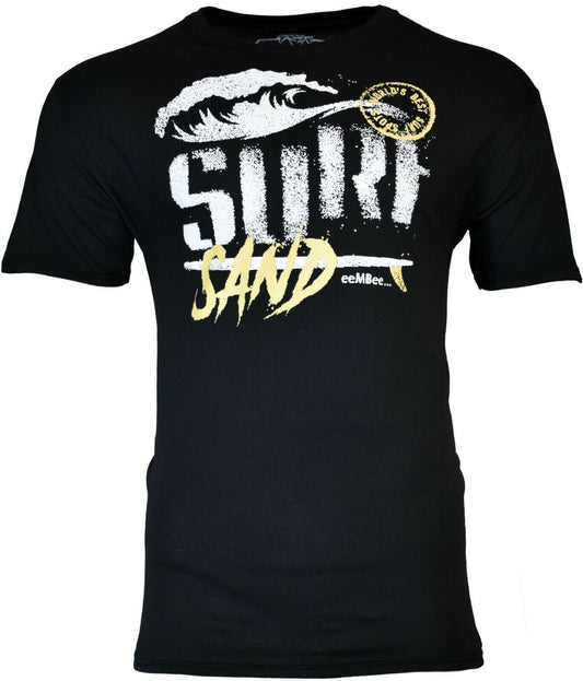 Men's T-Shirt Worlds Best Surf Sand Stops by eMBee