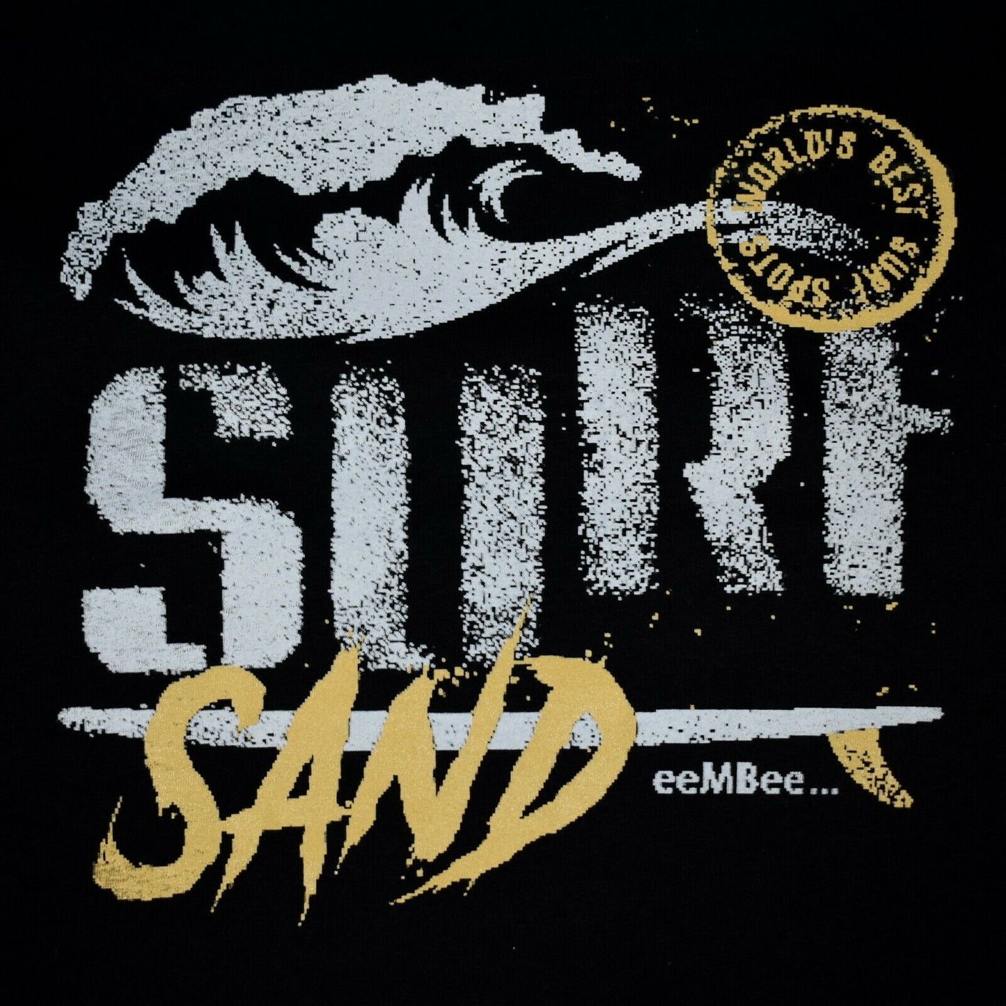 Men's T-Shirt Worlds Best Surf Sand Stops by eMBee