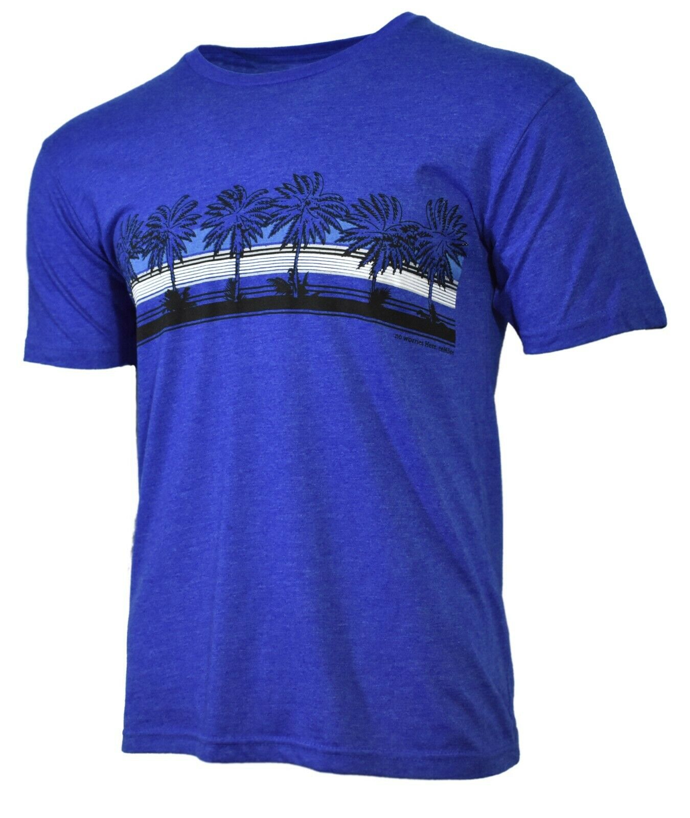 Men's T-Shirt Sunset Bahama Palm Trees No worries here