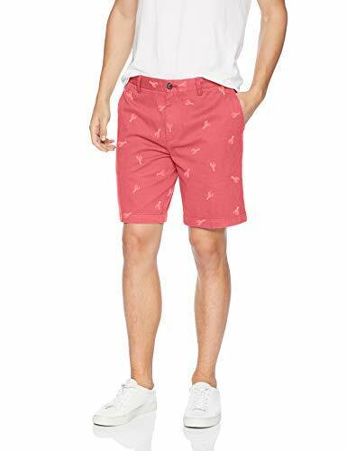 Casual Outdoor Shorts - Men's Big and Tall Fit - Red Lobster Print