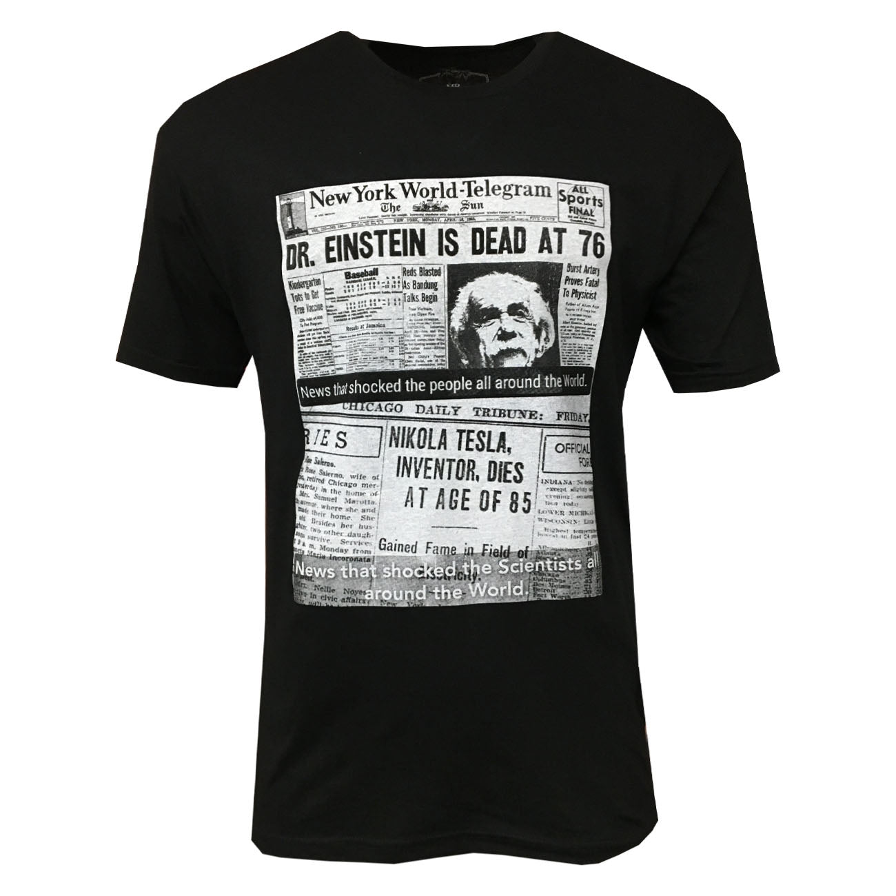 Men's T-Shirts - Orig. MB T-SHIRTS -EINSTEIN TESLA 100% Cotton - SIZES M L XL