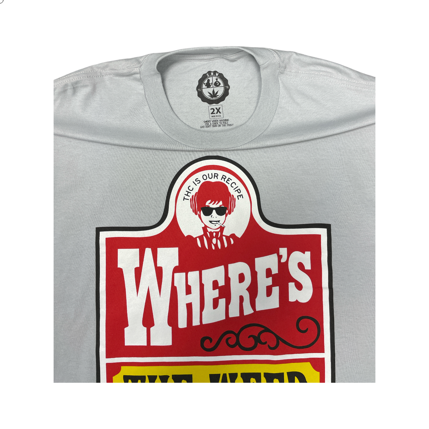 Where's The Weed - S.M.W. Brand Men's Streetwear T-Shirt